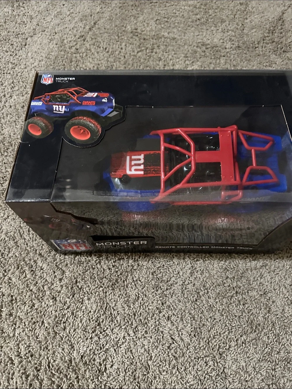 NFL Blue and Red New York Giants Remote Control Monster Truck